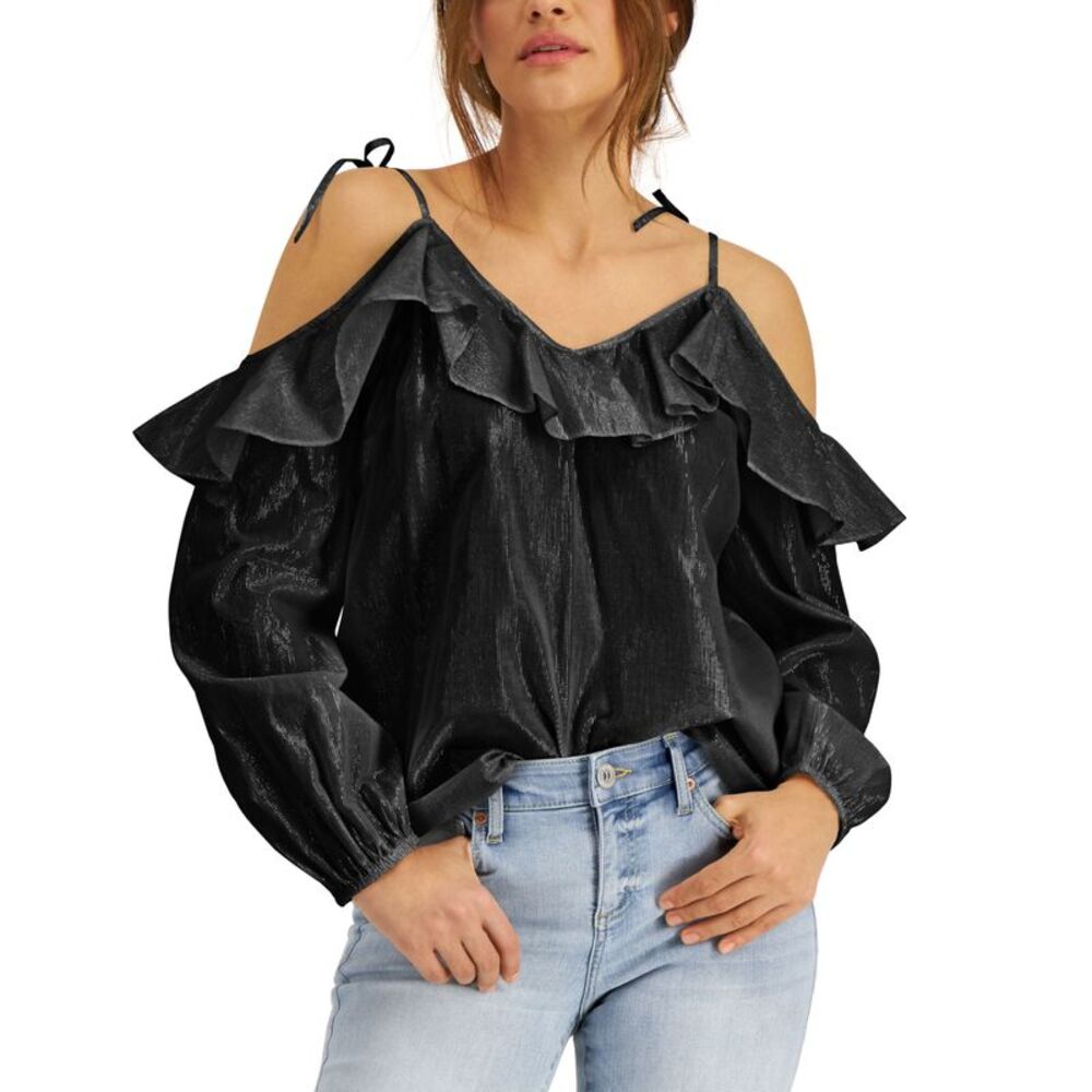 INC International Concepts Cold Shoulder Blouse